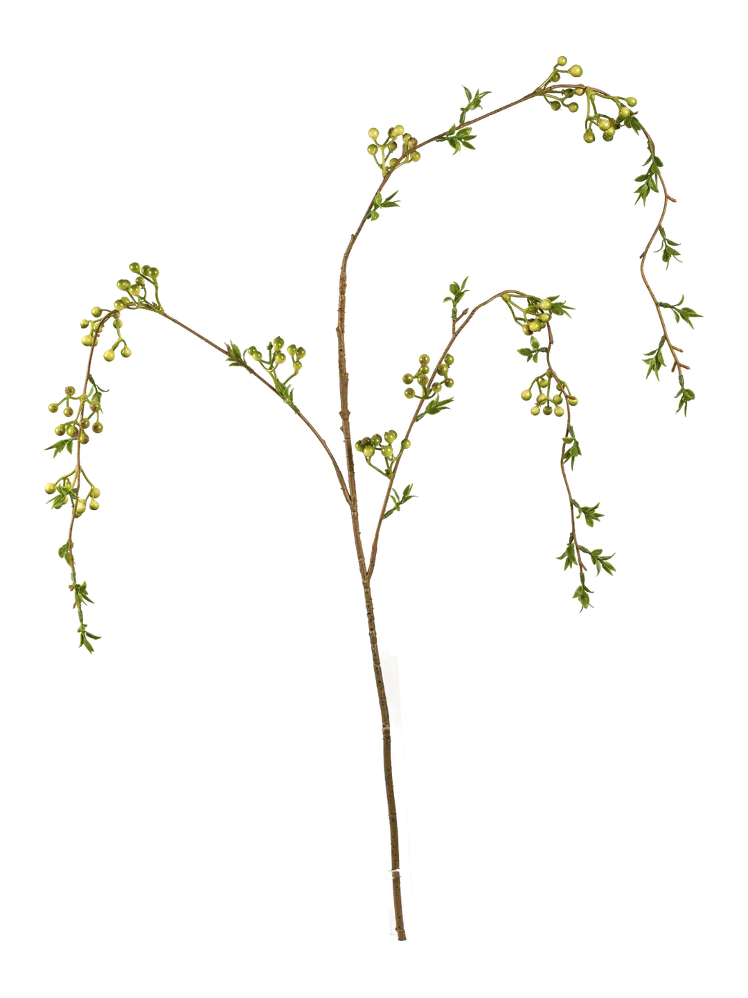 Hypericum Berry Spray (Green Orchard) — artificial foliage in green by VYNE