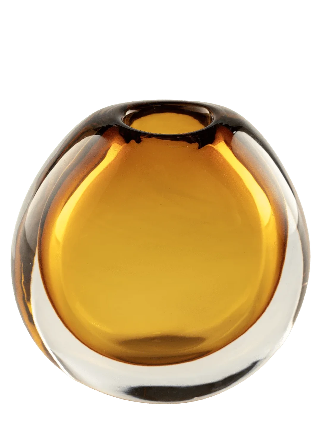 Lens Globe (Honey Amber) — Artificial Décor | VYNE