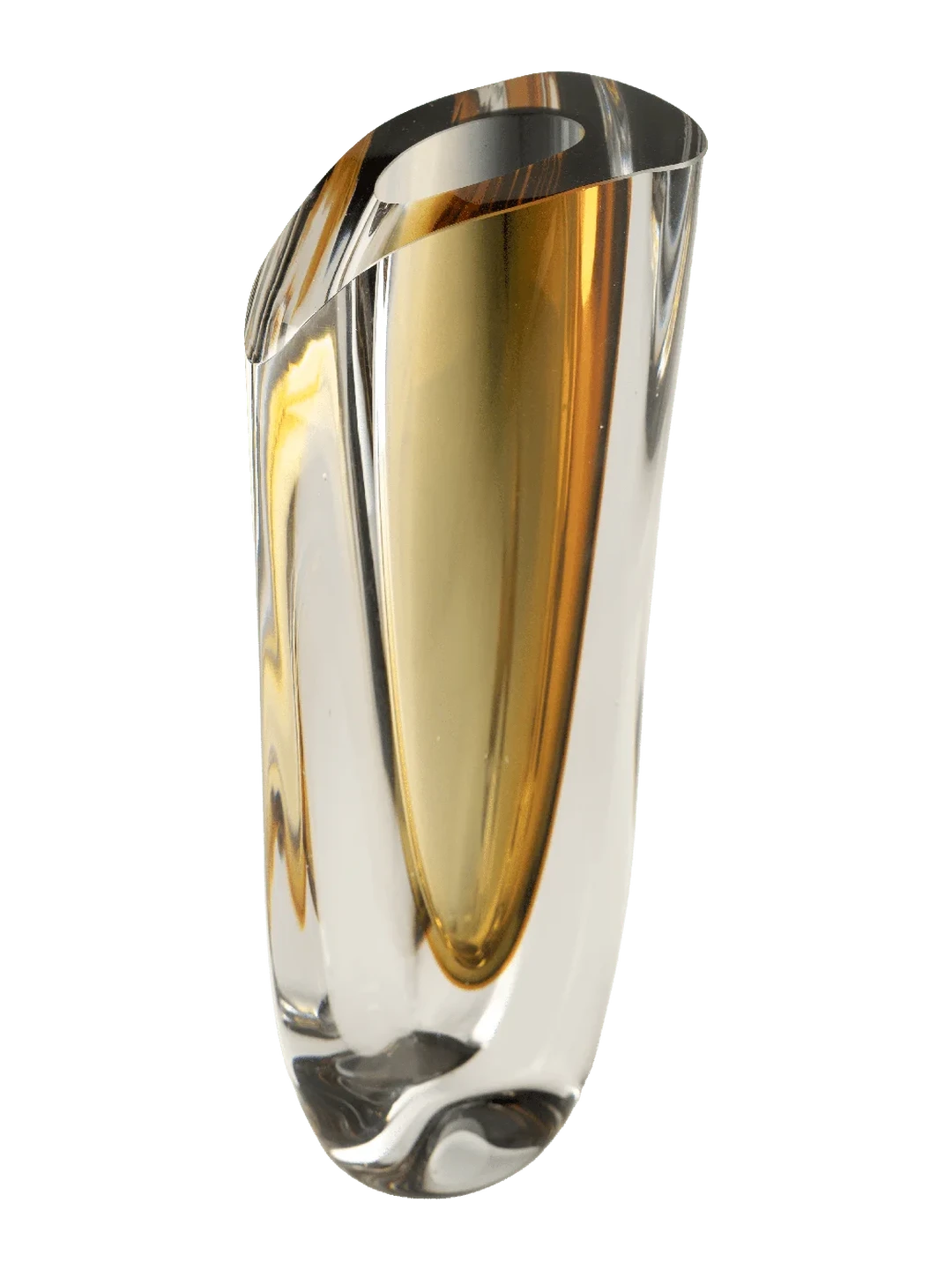 Prism Spire (Gold Veil) — decorative vessel by VYNE