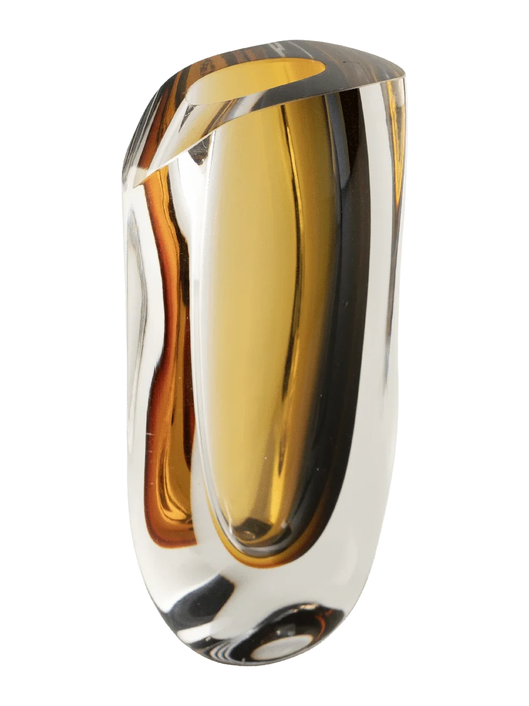 Prism Tilt (Gold Veil) — decorative vessel by VYNE