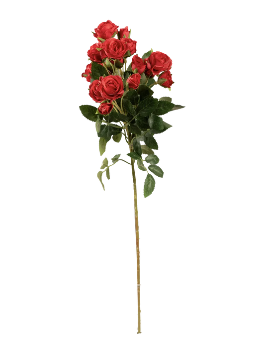 Spray Rose (Classic Crimson) — artificial flowers in red by VYNE