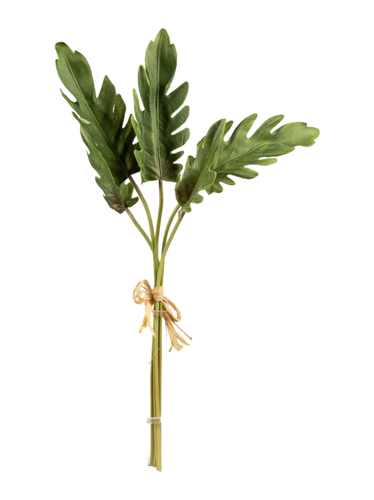 Split Leaf Philodendron Bundle (Lush Canopy Green) — artificial foliage in green by VYNE