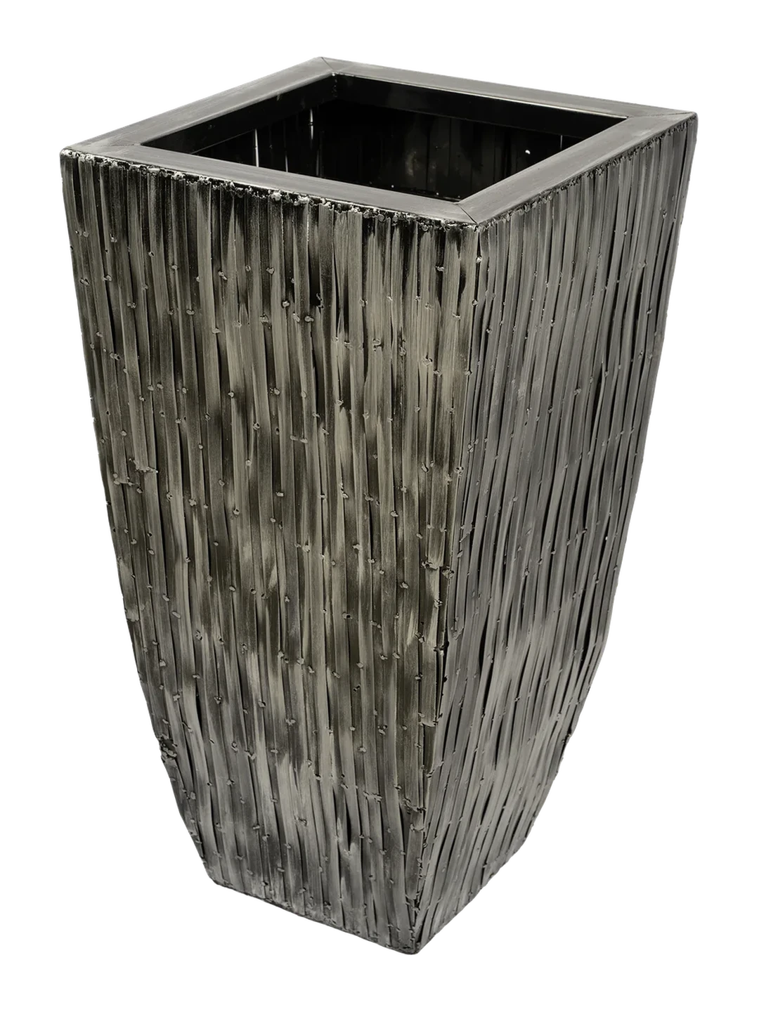Grand Monolith Planter (Weathered Zinc) — decorative vessel by VYNE