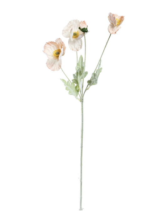 Poppy (Apricot Haze) — artificial flowers in peach by VYNE