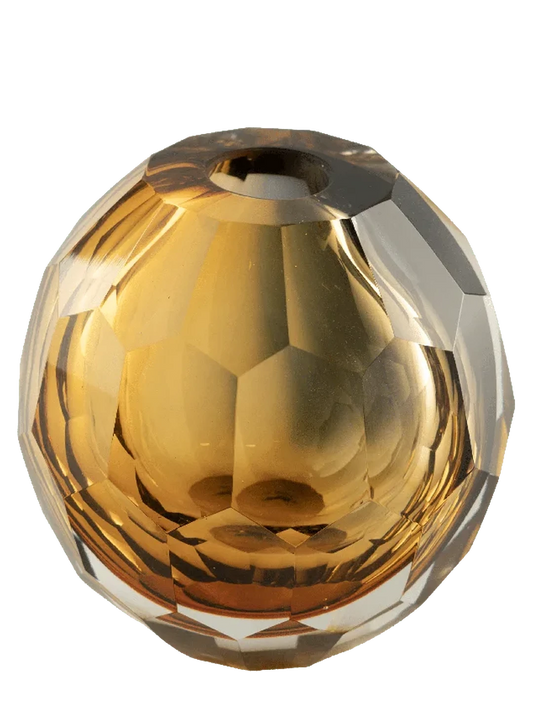 Facet Orb (Honey Smoke) — decorative vessel by VYNE