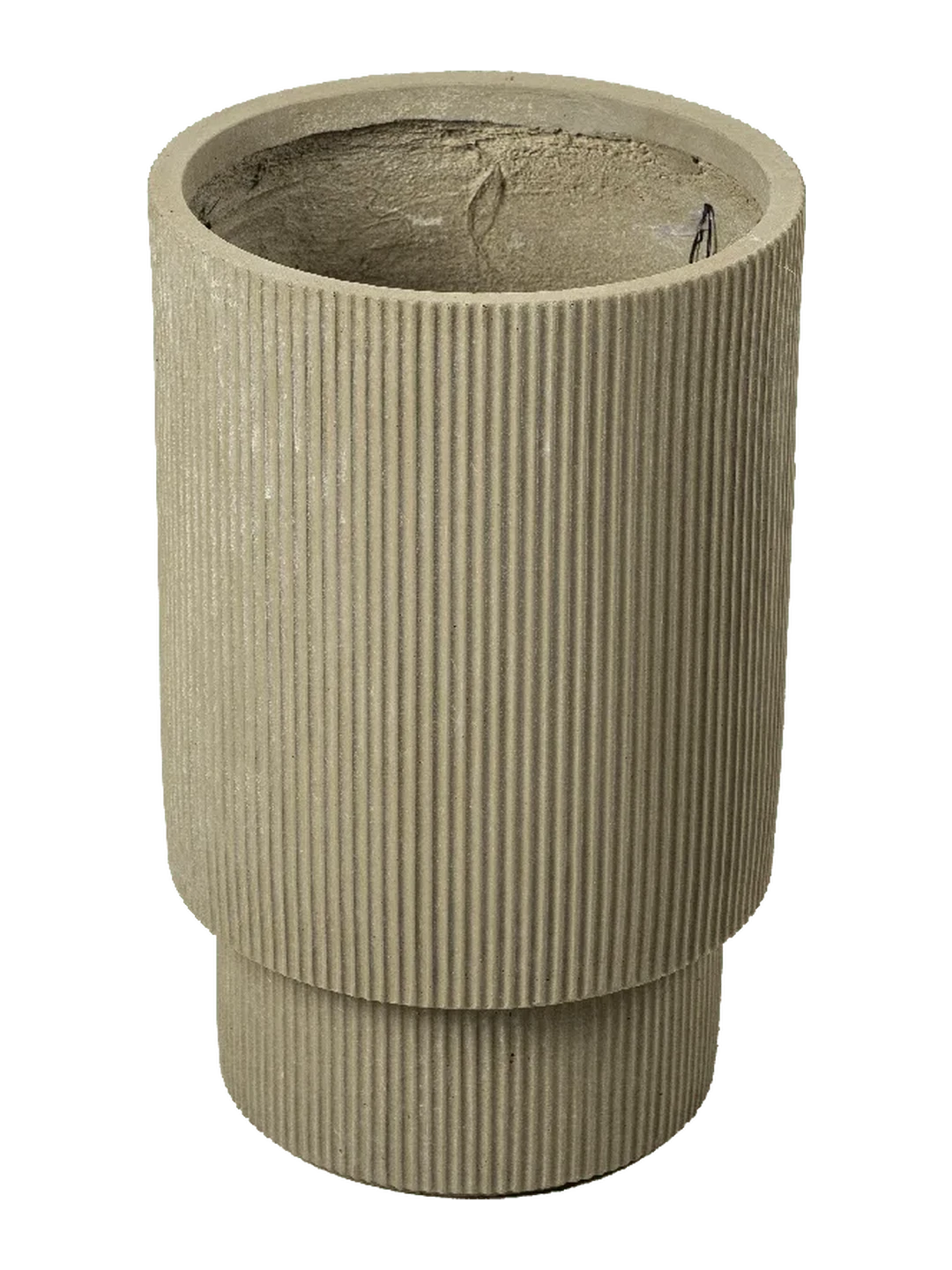 Mini Column Planter (Sandstone Matte) — decorative vessel by VYNE