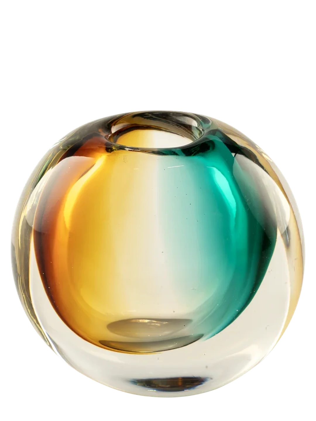 Lens Pebble (Aurora Core) — decorative vessel by VYNE