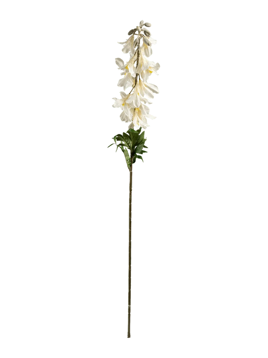 Delphinium (Soft White) — artificial flowers in white by VYNE
