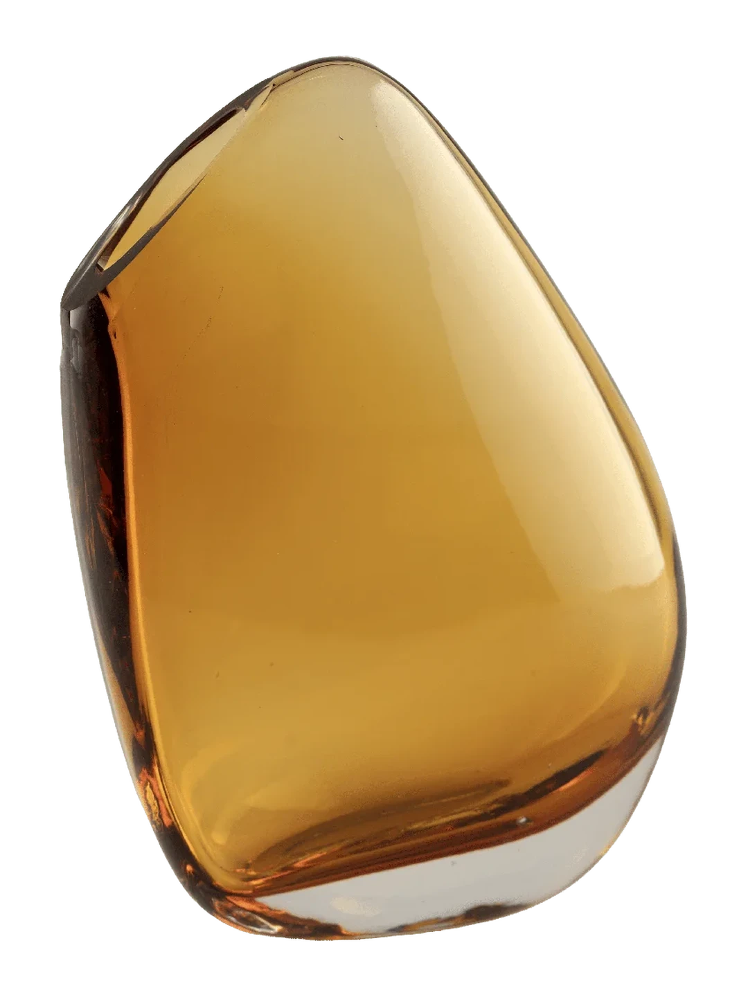 Dune Pebble (Amber Glow) — decorative vessel by VYNE