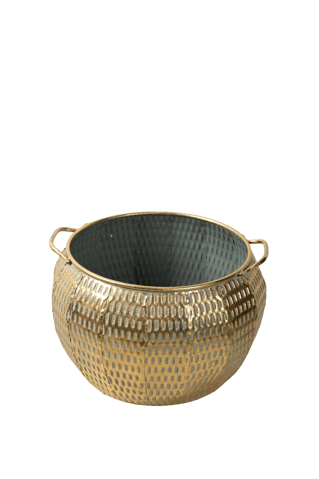 Woven Belly Basket Grand (Antique Brass Patina) | Vyne Grand Woven Belly Basket — Antique Brass Patina | Vyne Boutique