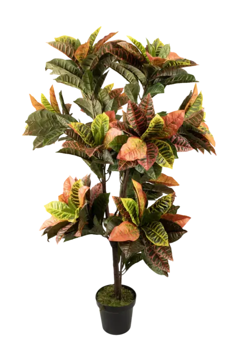 Artificial Croton Plant — Tropical Ember Blend 165cm | Vyne