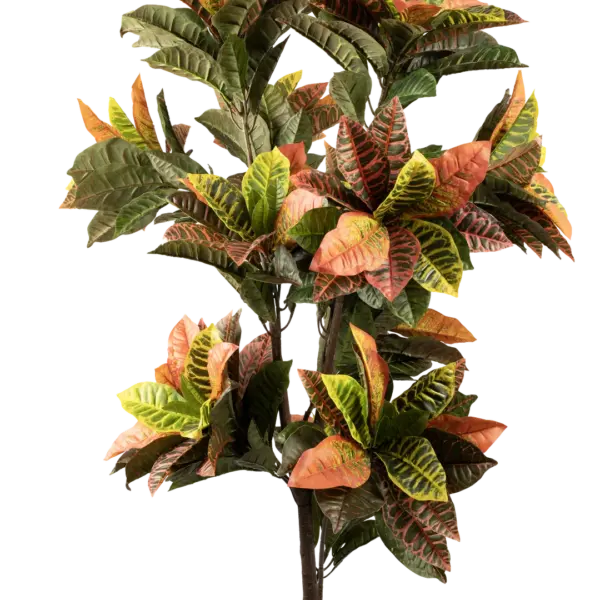 Artificial Croton Plant — Tropical Ember Blend 165cm | Vyne