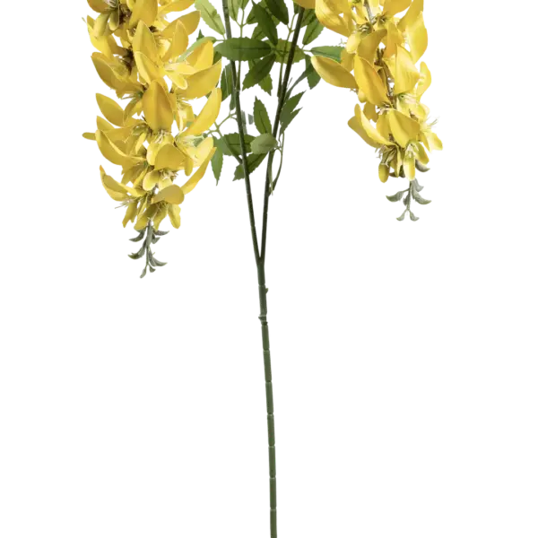 Artificial Wisteria Flower — Golden Bloom Yellow | Vyne