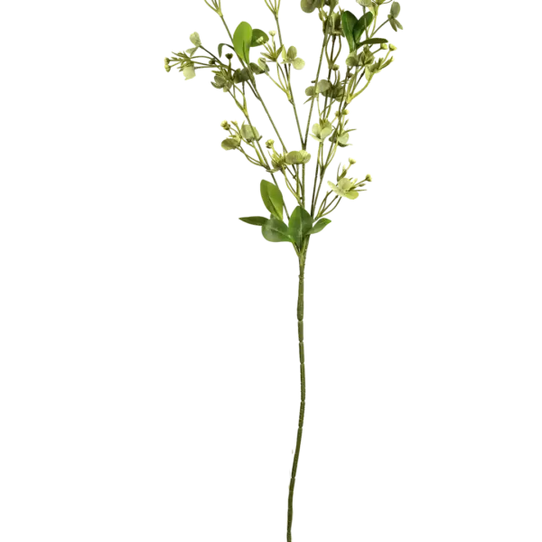 Artificial Periwinkle Spray — Eucalyptus Grey | Vyne