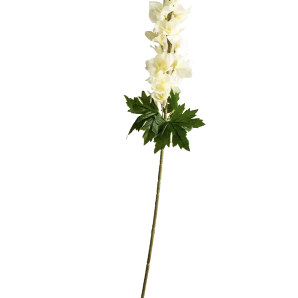 Artificial Delphinium Flower — Ivory Cream | Vyne Boutique