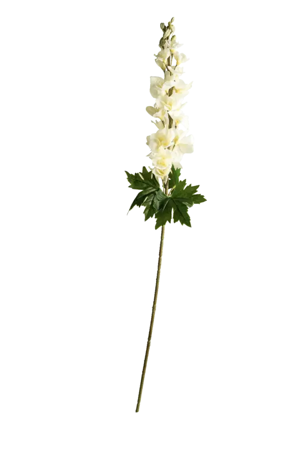Artificial Delphinium Flower — Ivory Cream | Vyne Boutique
