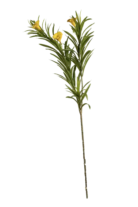 Artificial Ruellia Flower — Golden Bloom Yellow | Vyne Boutique