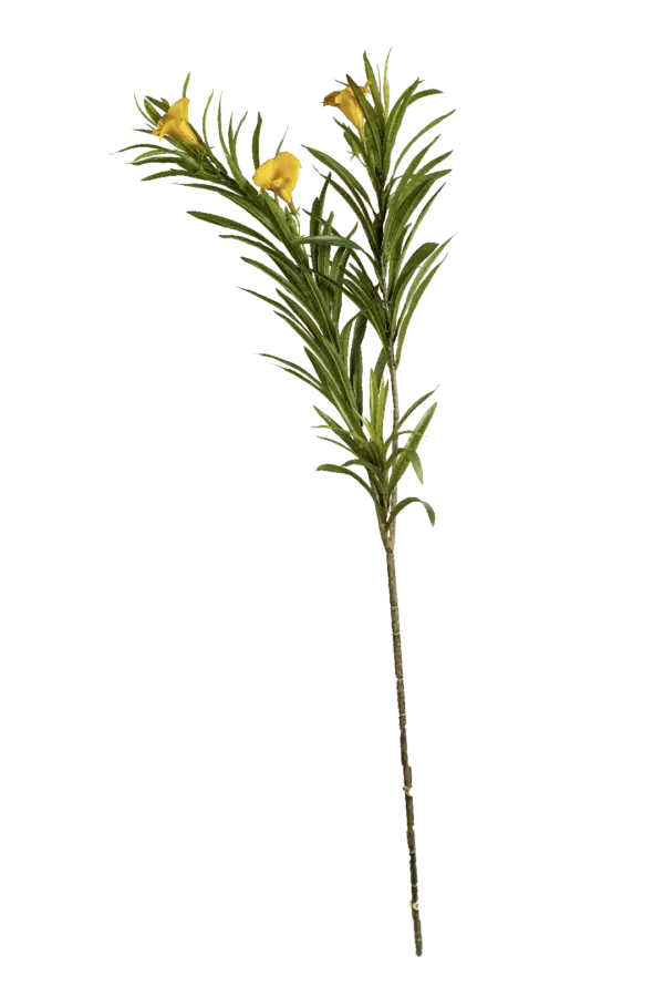 Artificial Ruellia Flower — Golden Bloom Yellow | Vyne Boutique