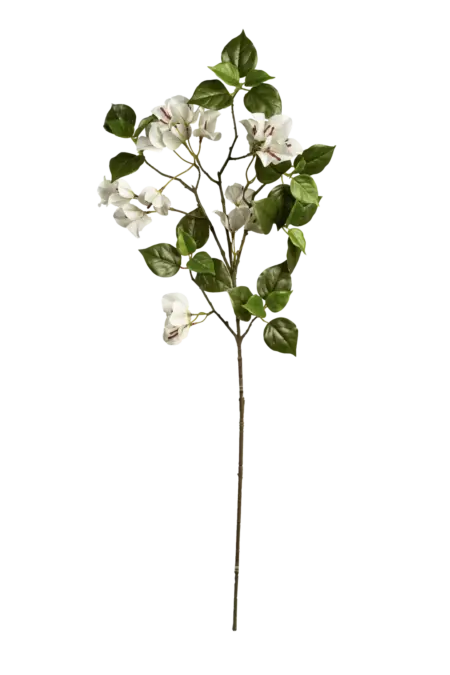 Artificial Bougainvillea Flower — Pure Ivory White | Vyne
