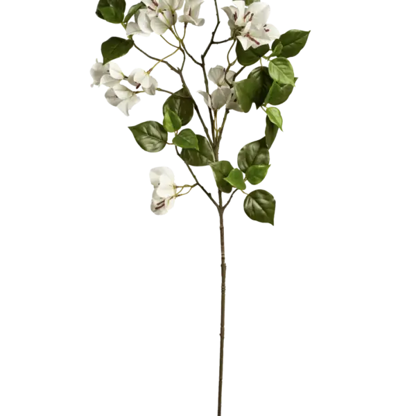 Artificial Bougainvillea Flower — Pure Ivory White | Vyne