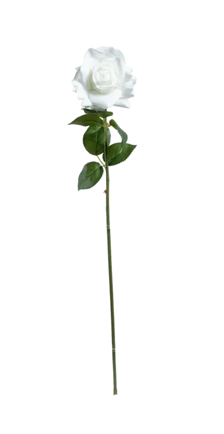 Artificial Grand Gala Rose — Ivory Silk | Vyne Boutique