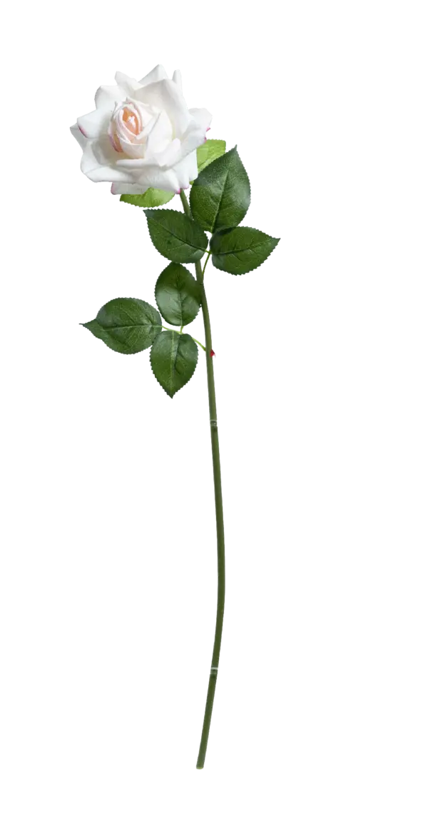 Artificial White Rose — Porcelain Veil | Vyne Boutique