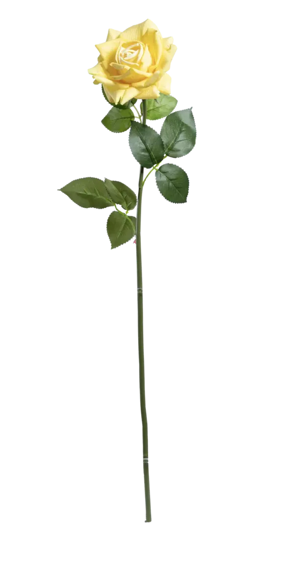 Artificial Yellow Rose — Lemon Sorbet | Vyne Boutique