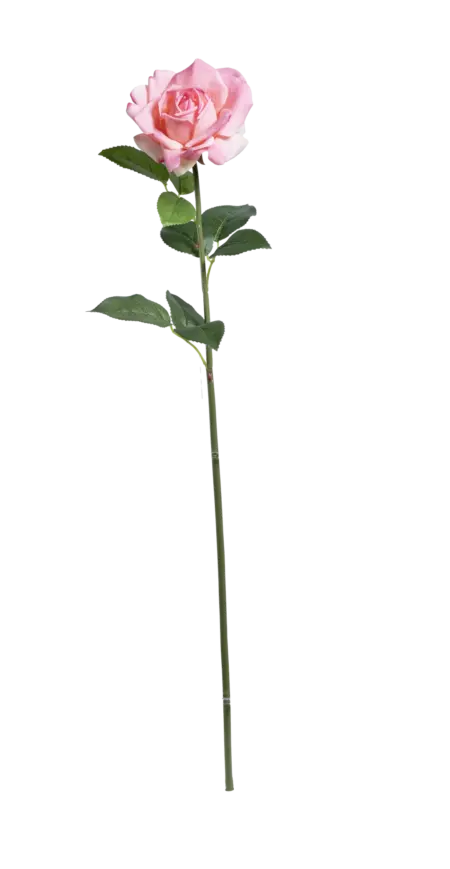 Artificial Grand Gala Rose — Soft Petal Pink | Vyne