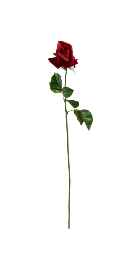 Artificial Red Rose — Deep Crimson | Vyne Boutique