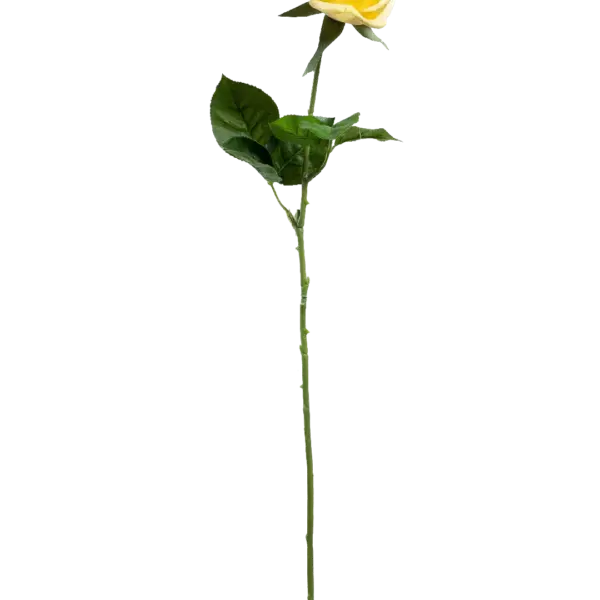 Artificial Yellow Rose — Soft Butter | Vyne Boutique