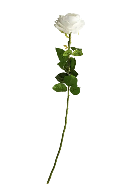 Artificial White Rose — Pure White | Vyne Boutique