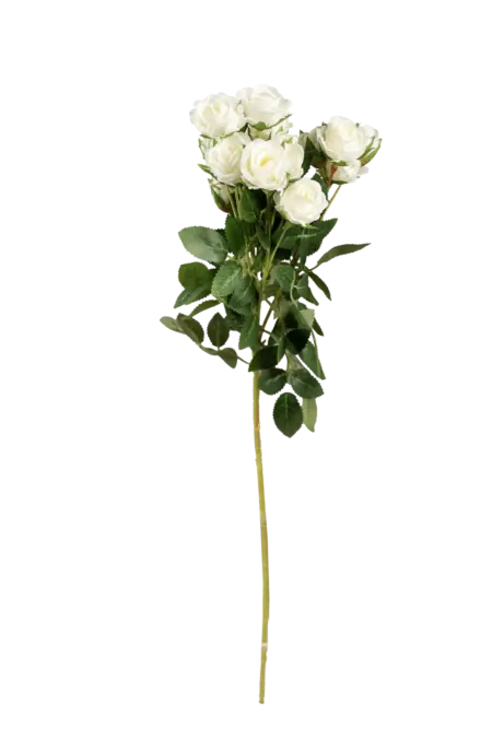 Artificial Spray Rose — Pure Ivory White | Vyne Boutique