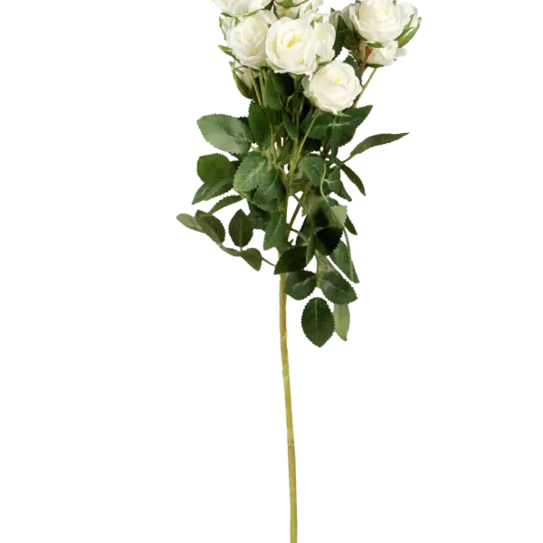 Artificial Spray Rose — Pure Ivory White | Vyne Boutique