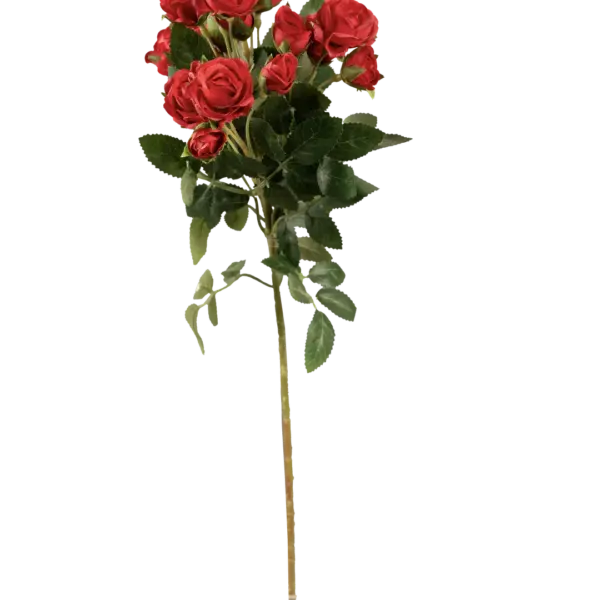 Artificial Spray Rose — Classic Crimson Red | Vyne Boutique