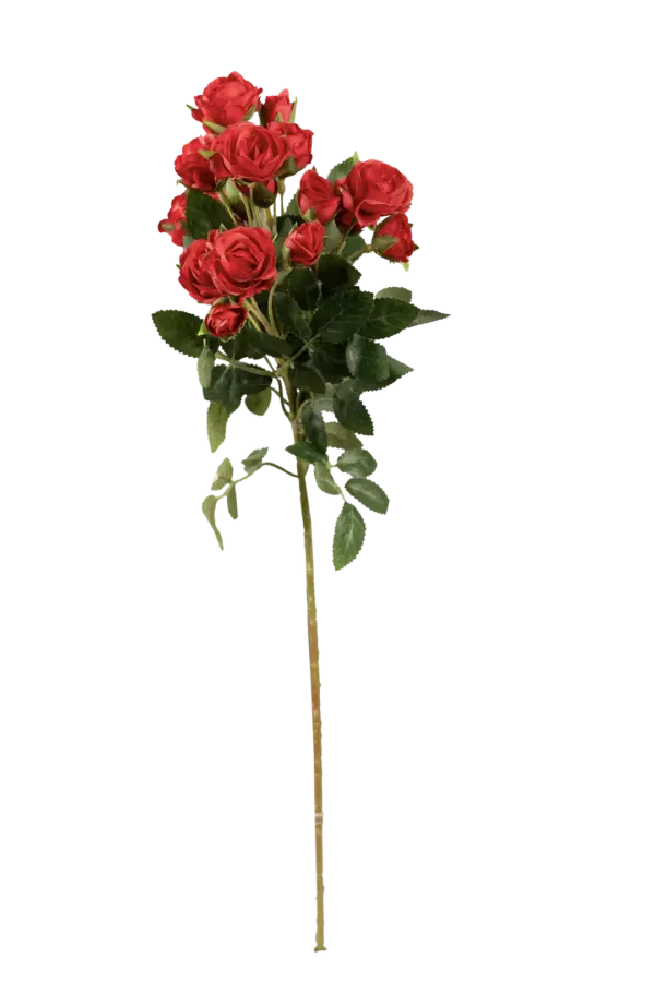 Artificial Spray Rose — Classic Crimson Red | Vyne Boutique