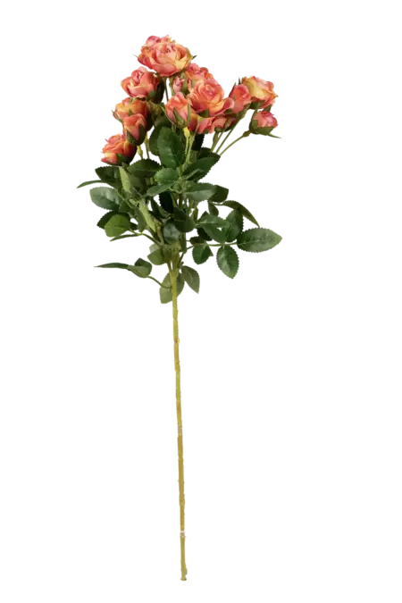 Artificial Spray Rose — Apricot Blush Peach | Vyne Boutique