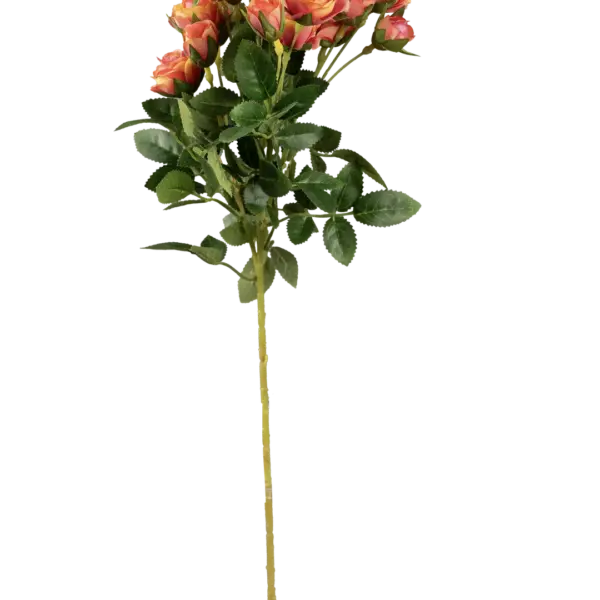 Artificial Spray Rose — Apricot Blush Peach | Vyne Boutique
