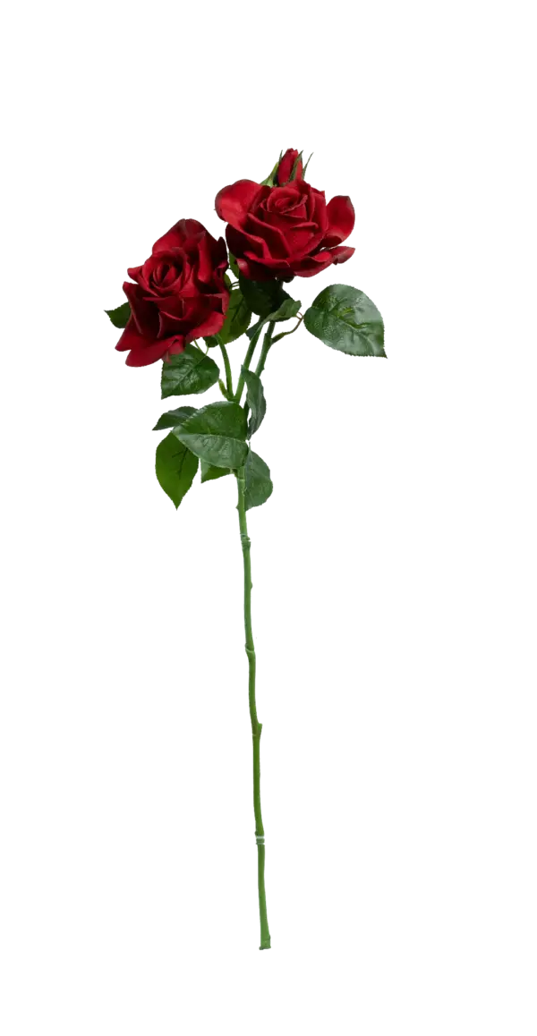 Artificial Red Rose — Crimson Velvet | Vyne Boutique