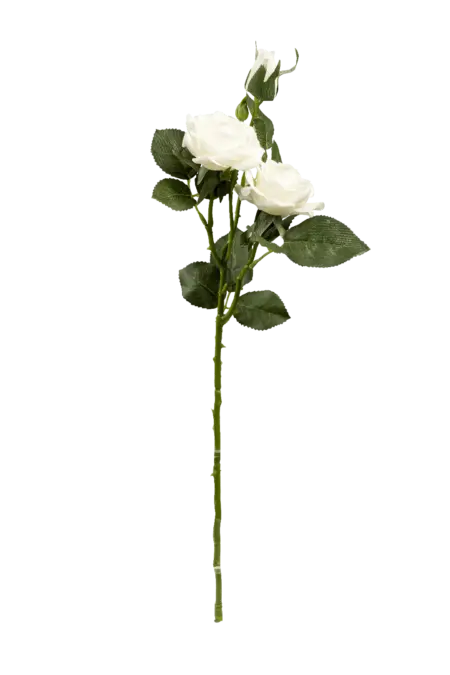 Artificial White Rose — Pure White Classic | Vyne Boutique