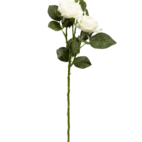 Artificial White Rose — Pure White Classic | Vyne Boutique