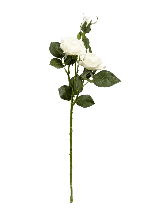 Artificial White Rose — Pure White Classic | Vyne Boutique