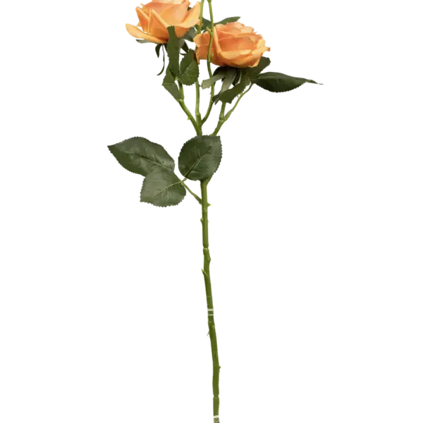 Artificial Peach Rose — Warm Apricot | Vyne Boutique