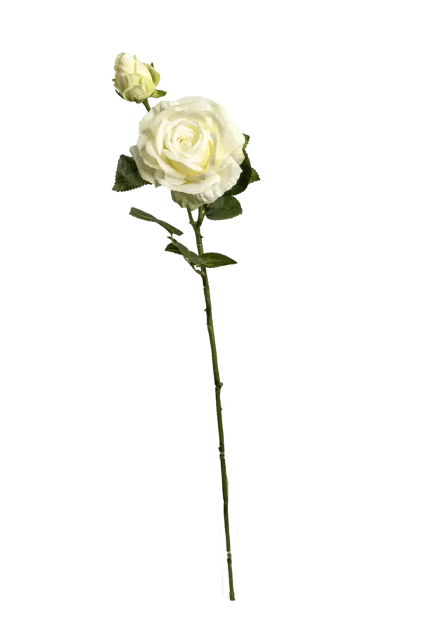 Artificial Ivory Rose — Ivory Whisper | Vyne Boutique