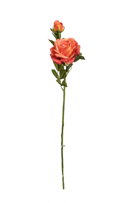 Artificial Coral Rose — Coral Serenade | Vyne Boutique
