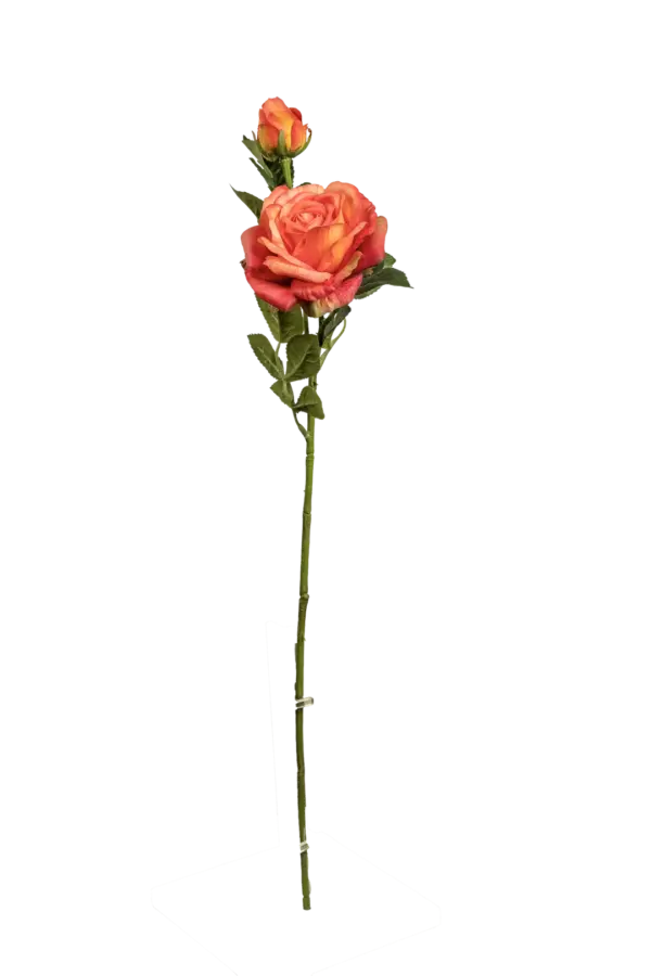 Artificial Coral Rose — Coral Serenade | Vyne Boutique