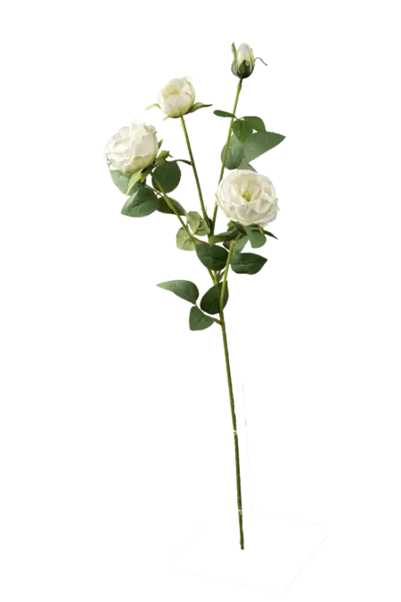 Artificial Ivory Rose — Ivory Blush | Vyne Boutique