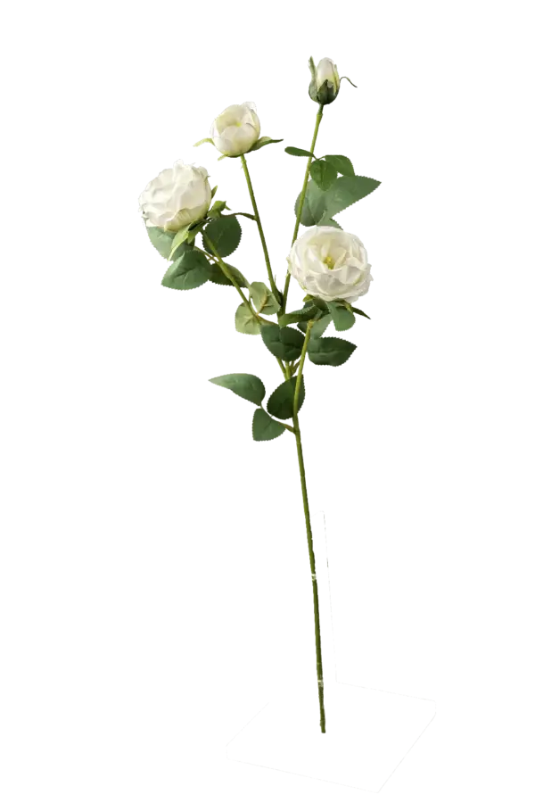Artificial Ivory Rose — Ivory Blush | Vyne Boutique