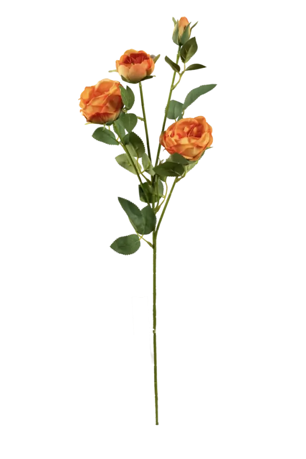 Artificial Peach Rose — Apricot Peach | Vyne Boutique
