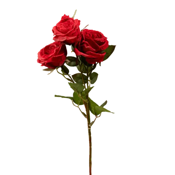 Artificial Garden Rose — Crimson Royale Red | Vyne Boutique