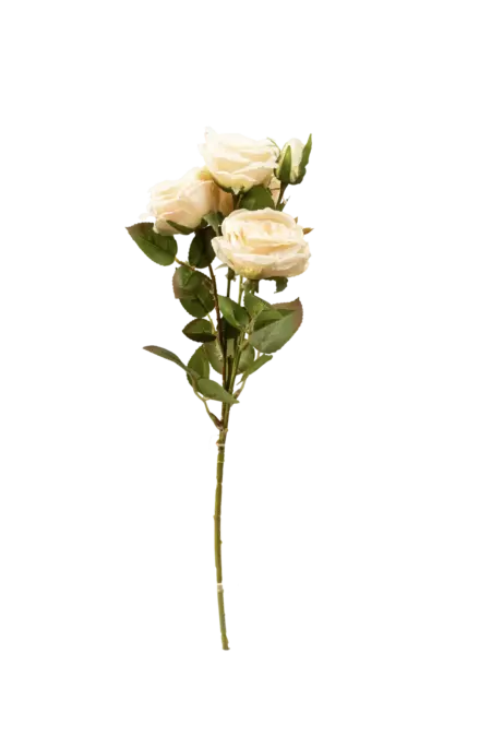 Artificial Garden Rose — Porcelain White | Vyne Boutique